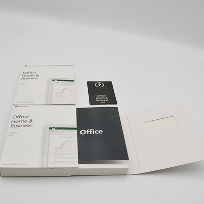 Chave original Medialess da licença de Microsoft Office 2019 da caixa do retalho do escritório 2019 H&amp;B de 100% genuíno